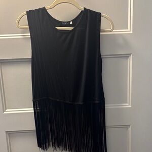 EARTHBOUND Black Sleeveless Top